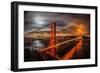 Golden Gate Evening-John Gavrilis-Framed Photographic Print