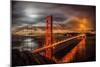 Golden Gate Evening-John Gavrilis-Mounted Photographic Print