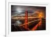 Golden Gate Evening-John Gavrilis-Framed Photographic Print