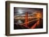 Golden Gate Evening-John Gavrilis-Framed Photographic Print