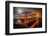 Golden Gate Evening-John Gavrilis-Framed Photographic Print