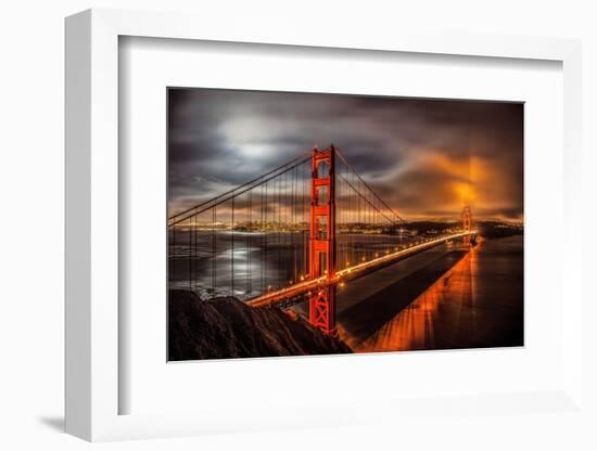 Golden Gate Evening-John Gavrilis-Framed Photographic Print