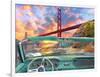 Golden Gate from a Car-Dominic Davison-Framed Art Print