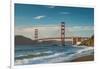 Golden Gate From Baker Beach-Steve Gadomski-Framed Photographic Print