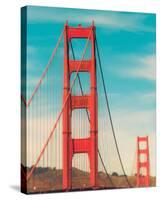 Golden Gate in The Morning-Sonja Quintero-Stretched Canvas