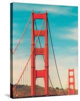 Golden Gate in The Morning-Sonja Quintero-Stretched Canvas