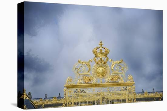Golden Gate Of The Palace Of Versailles I-Cora Niele-Stretched Canvas