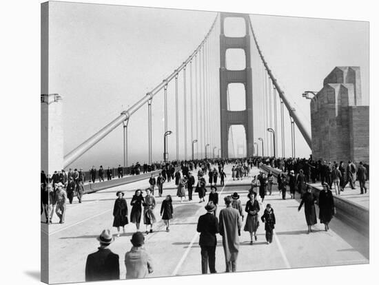 Golden Gate Opening, San Francisco, California, c.1937-null-Stretched Canvas