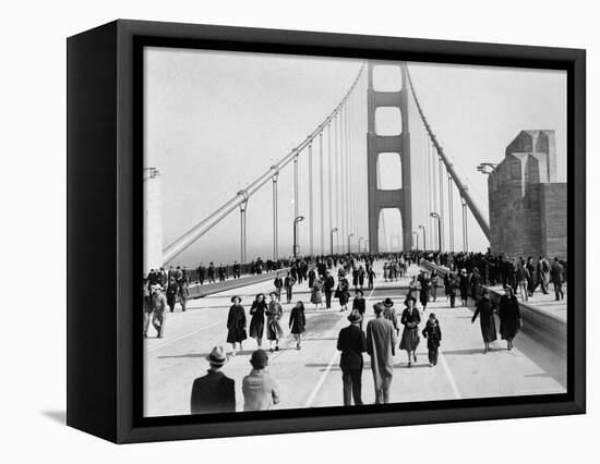 Golden Gate Opening, San Francisco, California, c.1937-null-Framed Stretched Canvas