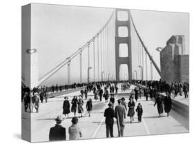 Golden Gate Opening, San Francisco, California, c.1937-null-Stretched Canvas