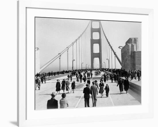 Golden Gate Opening, San Francisco, California, c.1937-null-Framed Photographic Print