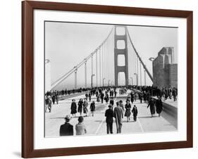 Golden Gate Opening, San Francisco, California, c.1937-null-Framed Photographic Print