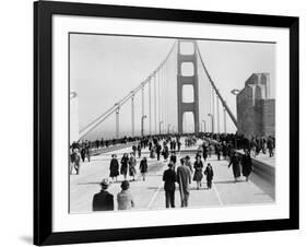 Golden Gate Opening, San Francisco, California, c.1937-null-Framed Photographic Print