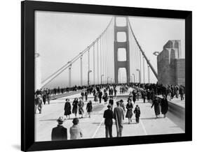 Golden Gate Opening, San Francisco, California, c.1937-null-Framed Photographic Print