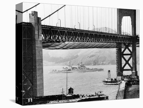 Golden Gate Opens 1937-null-Stretched Canvas