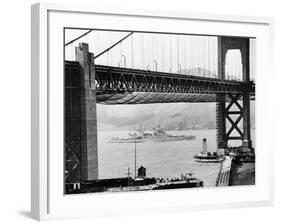 Golden Gate Opens 1937-null-Framed Photographic Print