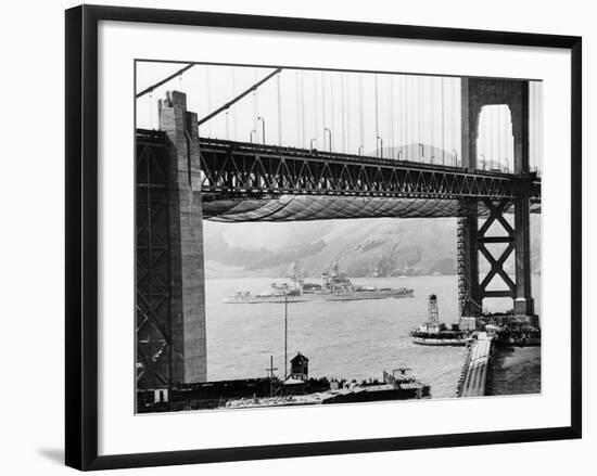 Golden Gate Opens 1937-null-Framed Photographic Print