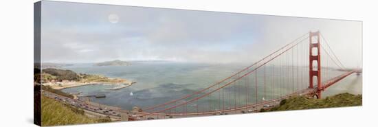 Golden Gate Panorama, San Francisco, California '11-Monte Nagler-Stretched Canvas