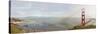 Golden Gate Panorama, San Francisco, California '11-Monte Nagler-Stretched Canvas