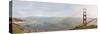 Golden Gate Panorama, San Francisco, California '11-Monte Nagler-Stretched Canvas