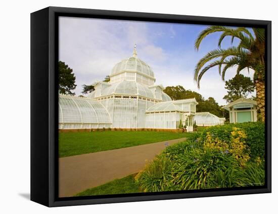 Golden Gate Park, San Francisco Conservatory of Flowers, San Francisco, California, USA-Julie Eggers-Framed Stretched Canvas