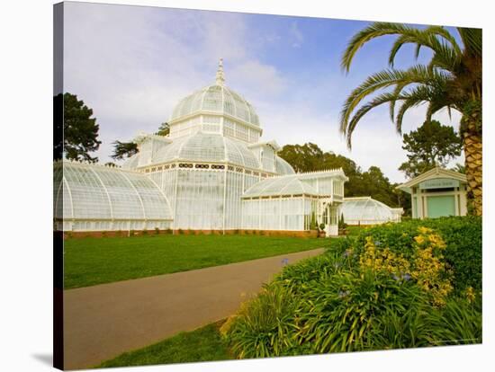Golden Gate Park, San Francisco Conservatory of Flowers, San Francisco, California, USA-Julie Eggers-Stretched Canvas