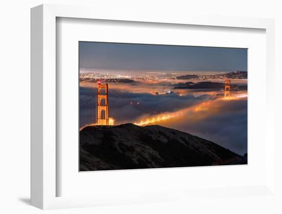 Golden Gate Pocket Resting in Fog San Francisco Bay Area-Vincent James-Framed Photographic Print