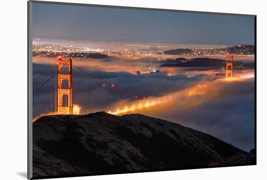 Golden Gate Pocket Resting in Fog San Francisco Bay Area-Vincent James-Mounted Photographic Print