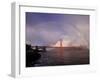 Golden Gate Rainbow-Abraham Lustgarten-Framed Premium Photographic Print