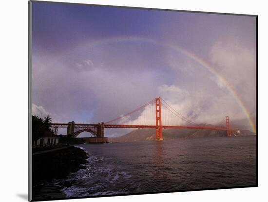 Golden Gate Rainbow-Abraham Lustgarten-Mounted Premium Photographic Print