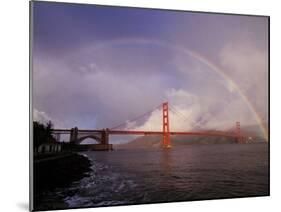 Golden Gate Rainbow-Abraham Lustgarten-Mounted Premium Photographic Print