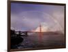 Golden Gate Rainbow-Abraham Lustgarten-Framed Photographic Print