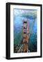 Golden Gate Sun-Mark Lague-Framed Art Print