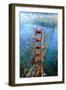 Golden Gate Sun-Mark Lague-Framed Art Print