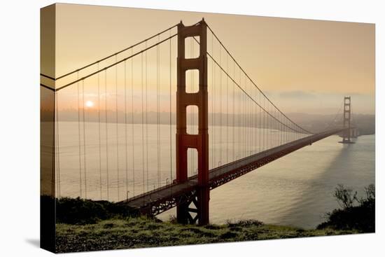 Golden Gate Sunrise #2-Alan Blaustein-Stretched Canvas