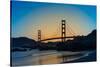 Golden Gate Sunrise-Steve Gadomski-Stretched Canvas