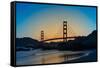 Golden Gate Sunrise-Steve Gadomski-Framed Stretched Canvas