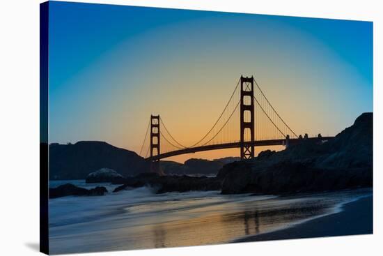 Golden Gate Sunrise-Steve Gadomski-Stretched Canvas