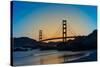 Golden Gate Sunrise-Steve Gadomski-Stretched Canvas