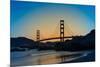 Golden Gate Sunrise-Steve Gadomski-Mounted Photographic Print