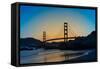 Golden Gate Sunrise-Steve Gadomski-Framed Stretched Canvas