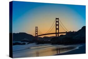 Golden Gate Sunrise-Steve Gadomski-Stretched Canvas