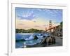 Golden Gate Sunset, CA 2-Eduardo Camoes-Framed Premium Giclee Print