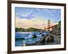 Golden Gate Sunset, CA 2-Eduardo Camoes-Framed Premium Giclee Print