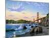 Golden Gate Sunset, CA 2-Eduardo Camoes-Mounted Premium Giclee Print