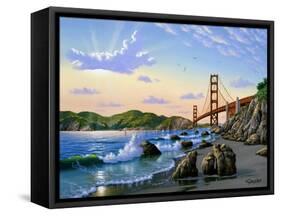 Golden Gate Sunset, CA 2-Eduardo Camoes-Framed Stretched Canvas