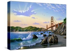 Golden Gate Sunset, CA 2-Eduardo Camoes-Stretched Canvas