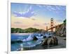 Golden Gate Sunset, CA 2-Eduardo Camoes-Framed Giclee Print