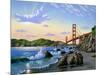 Golden Gate Sunset, CA 2-Eduardo Camoes-Mounted Giclee Print