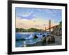 Golden Gate Sunset, CA 2-Eduardo Camoes-Framed Giclee Print